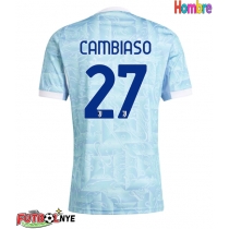 Camiseta Juventus Andrea Cambiaso #27 Visitante Equipación 2025-26 manga corta